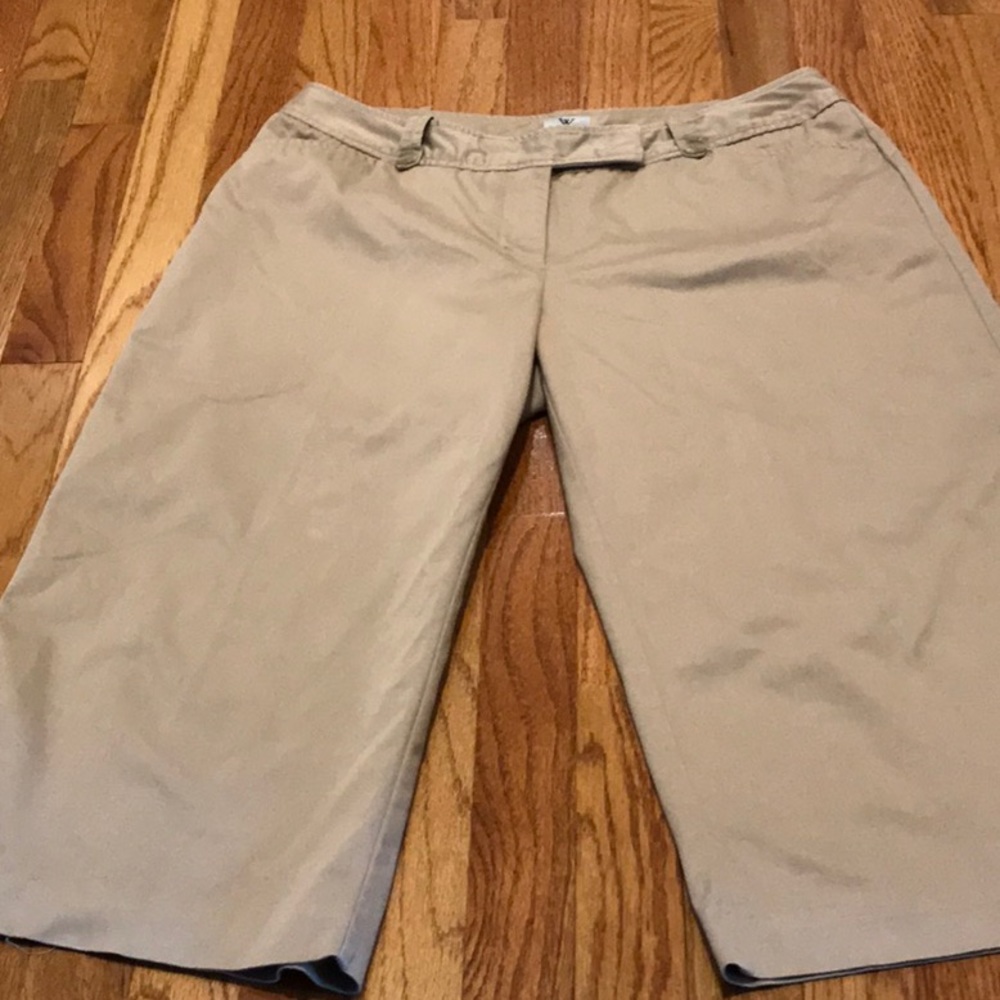 WORTHINGTON~Wide Leg Capris ~🤎